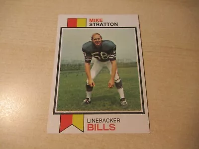 1973 Topps Football Mike Stratton #388 Bills High Grade Setbreak Free Shipping • $3.75