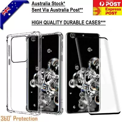 For Samsung Galaxy S20 FE Ultra Note S20+ Ultra Plus Clear Case Heavy Duty Cover • $5.99