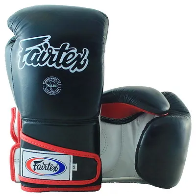 Fairtex Muay Thai Kick Boxing Bgv6 Gloves Black White Red Sparring Stylish Mma • $107
