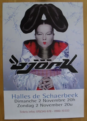 £37.98 • Buy BJORK Original Concert Poster '97