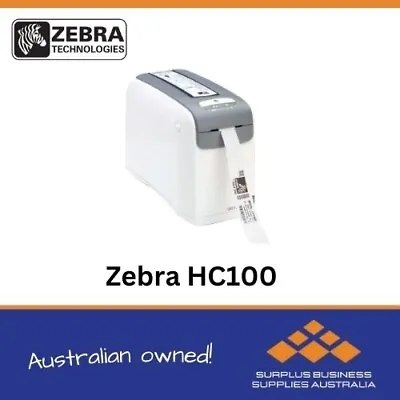 Brand New Zebra HC100 Ethernet Thermal Wristband Printer HC100-300P-1100 • $425