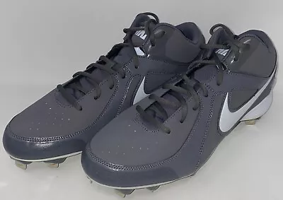 Nike MVP Strike Low Metal Baseball Softball Cleats Blue 535842-015 Mens Size 13 • $30