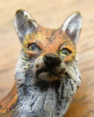 COLD PAINTED AUSTRIAN BRONZE FOX #b5 • £159