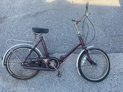 Rare Vintage Kalkhoff Folding Bike Bicycle Needs Resotration • $299.99