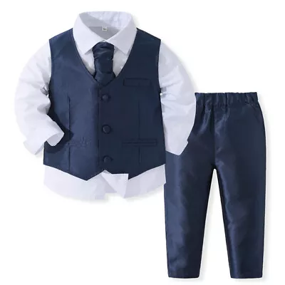 Pink Navy White Boy Suit Wedding Page Party Prom Grey • £24.99