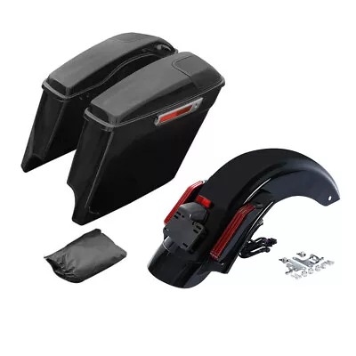 Stretched Saddlebag 5x7  Speaker Grill Rear Fender Fit For Harley Touring 14-24 • $479.80