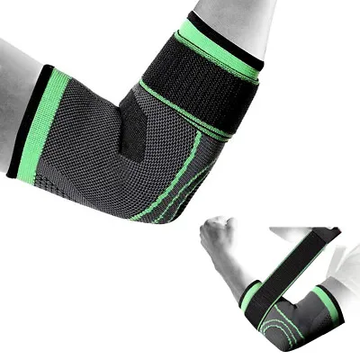 £3.99 • Buy Adjustable Elbow Support Elbow Brace Tennis Golfer Gym Arthritis Strap Brace