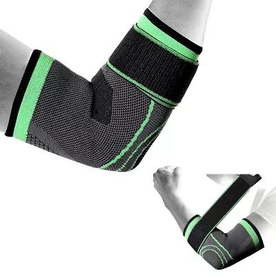 £3.99 • Buy Elbow Support Adjustable Elbow Brace Tennis Golfer Gym Arthtiris Strap Brace