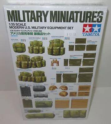 Tamiya Military Miniatures 1:35 Modern U.S. Military Equipment Set #35266 NIB • $13.50