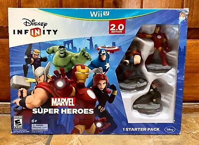 Disney Infinity: Marvel Super Heroes 2.0 Edition Video Game Starter Pack- Wii U • $21