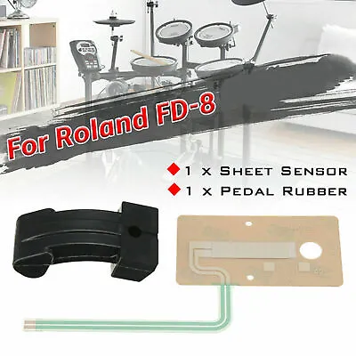 For Roland Drum FD-8 Hi Hat Parts Sheet Sensor Actuator Pedal Rubber Replacement • $16.19
