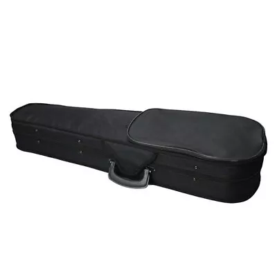 Durable Cloth Fluff Triangle Shape Case With Beige Lining For 4/4 Violin Black • $26.99