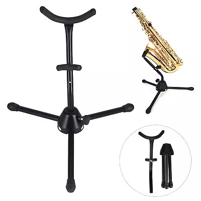 Alto Saxophone Stand Tripod Folding Stand Holder For Alto Tenor Portable Metal • $31.29