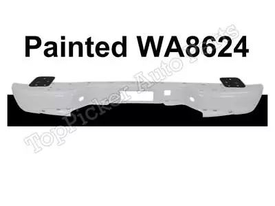 Painted Summit White WA8624 Rear Bumper Bar For 00-06 Chevy Suburban Tahoe Yukon • $189.41