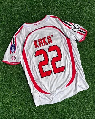 KAKA AC Milan UEFA CL Final 2007 Shirt White Retro Jersey M • $70