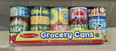 Melissa & Doug Let's Play House Grocery Cans - 4088 Brand New Play Food Kitchen • $8.50