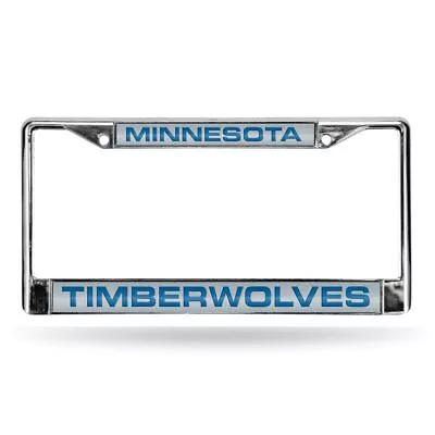 Minnesota Timberwolves NBA Chrome Metal Laser Cut License Plate Frame • $19.99