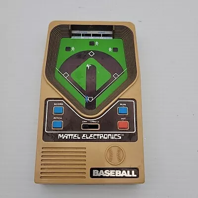 Vintage Mattel Classic Baseball Handheld Electronic Game Works 1978 • $17.99