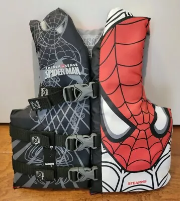 Marvel Spider Man Youth Swim Ski Vest Life Jacket 50-90 Lbs Type III PFD Sense • $15