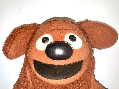 Vintage 1977 Jim Henson's Muppets 16  Rowlf Brown Dog Hand Puppet Figure 852 • $0.99