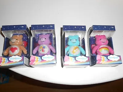 £12.51 • Buy Care Bear Figures Mini Flocked Care Bears X 4 --3 ---new
