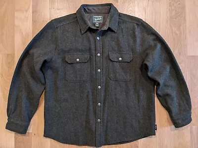 Woolrich Men's Wool Alaskan Shirt / Jacket Tweed Size XL • $74.99