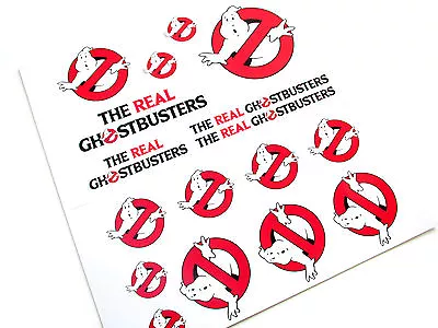 STICKERS For THE REAL GHOSTBUSTERS GHOSTBUSTERS Vintage LOGO 'NO GHOSTS'  SET2 • $9.50