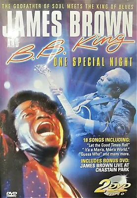  James Brown And B.B. King - One Special Night New! 2 DVD Concert 30 Tracks  • $13.19
