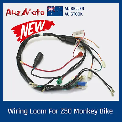 Wire Loom Wiring Harness Wires For Monkey Z50 50cc Z50j Bike G50f • $17.34