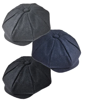 £8.84 • Buy Peaky Blinders Newsboy Cap 8 Panel Wool Blend Baker Boy Flat Cap Colours