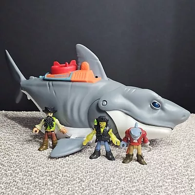 Imaginex Mega Bite Shark Action Figures 2019 Mattel Plus Various Pirates  • $16.99