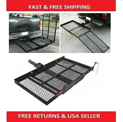 New Fold Up Mobility Carrier Wheelchair Electric Scooter Hitch Rack Medical Ramp • $228.86