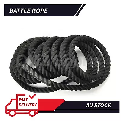 38mm Heavy Battle Ropes 9m12m15m Home Gym Strength Training Exercise Workout • $53.10