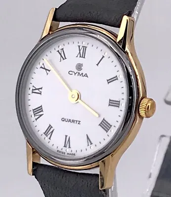 Cyma DC-5015 Cal. Puw 5100 Vintage Watch Quartz Lady 225 Mm 3wc • $319.67