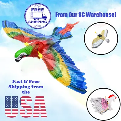 Electronic Interactive Flying Bird Cat Toy | Hanging Pet Stimulation Exercise • $11.23