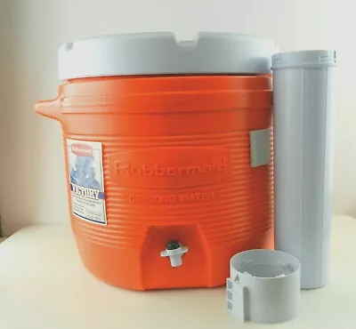 Rubbermaid #1655 7 Gallon Water Cooler W/Spigot + Cup Holder & Ring ~NIB~  MS • $49.99