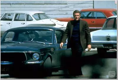 Steve Mcqueen Bullit By Mustang  8x10 Picture Celebrity Print • $3.98