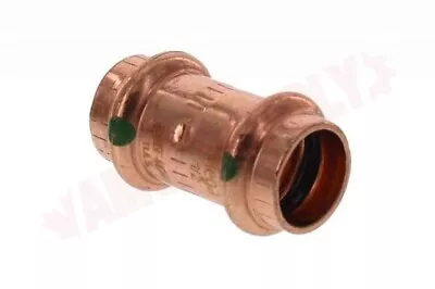 Viega ProPress 78047 1/2” X 1/2” P X P (QTY: 10) Copper Coupling W/ Stop • $7.99