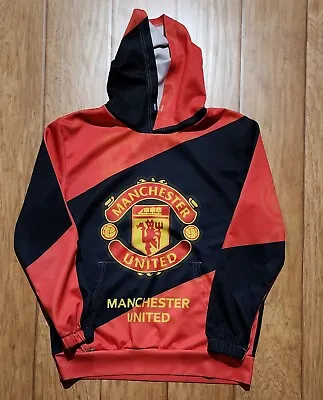 Manchester United Men's Small Pullover Hoodie Sweatshirt Poly Knit W Pocket • $24.99