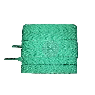 Mr Lacy Flatties - Sea Green Shoelaces (130cm Length | 10mm Width) • £4.99