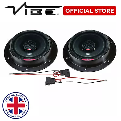 £74.99 • Buy VW TRANSPORTER T5 T5.1 VIBE SLICK 6.5 Inch Front Door Van Speaker Upgrade