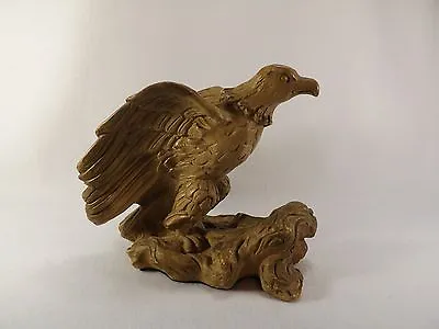 LARGE MID-CENTURY Universal Chalkware Or Plaster EAGLE STATUE Dated 1958 • £10.11