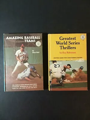 Vintage Baseball Books 1965 & 1970 Random House Very Good Condition  Lot Of Two • $11