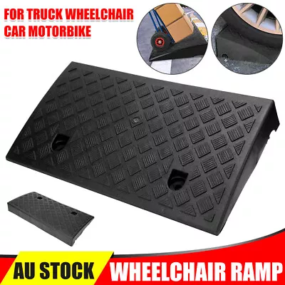 Wheelchair Ramp Heavy Duty Kerb Curb Threshold Non-Slip For Truck Motorbike Car • $27.95