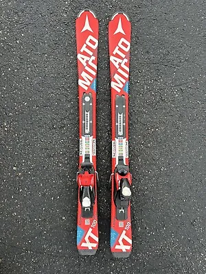 Atomic Redster  XT Youth Skis Size 100 Cm Fully Adjustable Bindings • $89.95