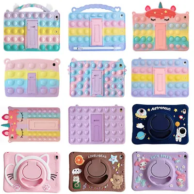 For Samsung Galaxy Tab A A7 A8 S6 Lite Kids Shockproof Case Cover With Strap • $16.79