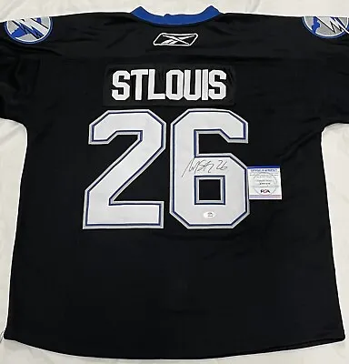 Martin St Louis Signed Autographed Tampa Bay Lightning Jersey PSA/DNA • $199.99