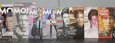 DAVID BOWIE Rolling Stones THE CLASH 8x MOJO Magazine Lot Set NO CDS USED Music • $5.90