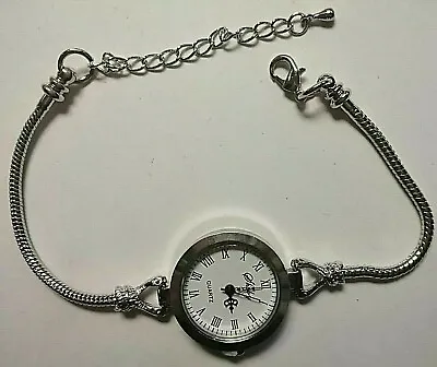 £6.99 • Buy Handmade Bracelet Watch For Adding Your Own Charms....... Various Lengths !!