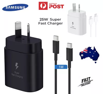 Genuine Original 25W Super FAST Wall Charger For Samsung Note S8/10/S20/S21+/S22 • $9.66